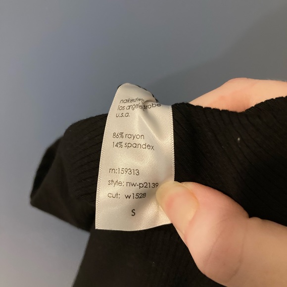 Naked Wardrobe Size Small Black Pants - Picture 2 of 4